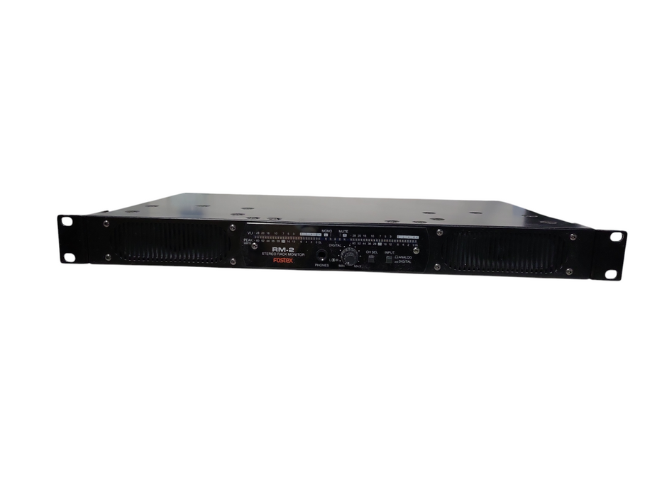 Fostex RM-2 Stereo Rack Monitor Audio Monitor Rack Mount