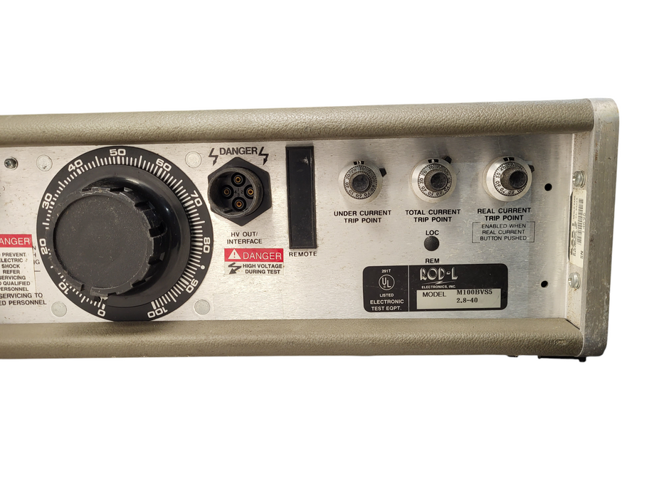 ROD-L Electronics M100AVS5 HIPOT TESTER M100AVS5 READ