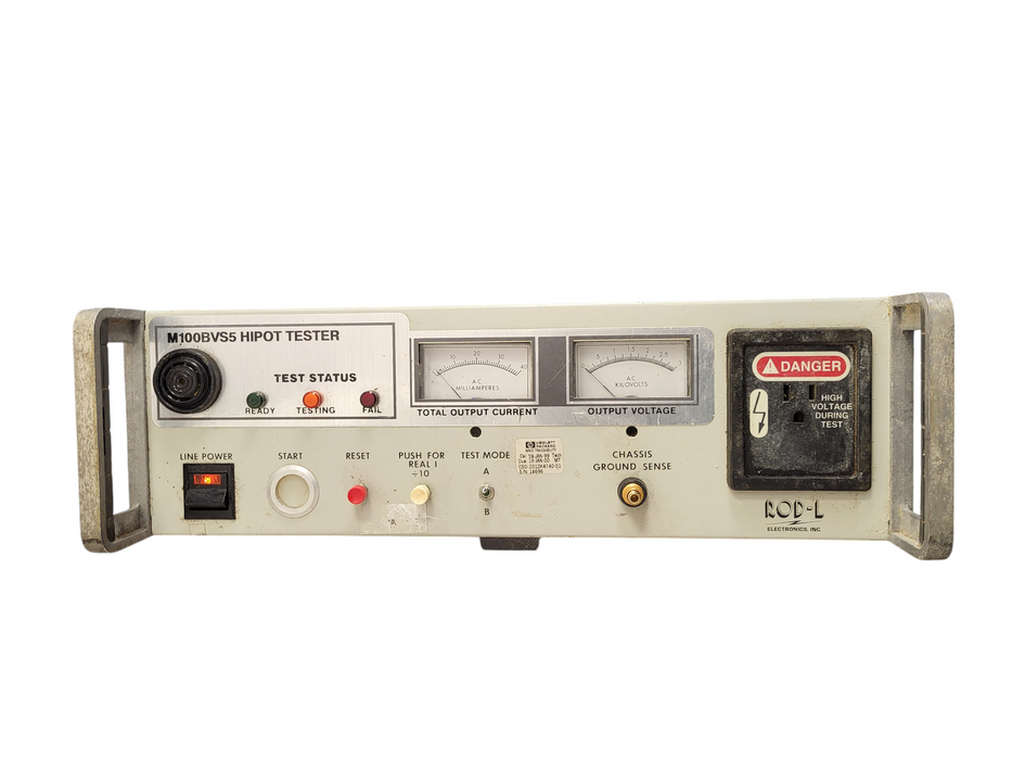 ROD-L Electronics M100AVS5 HIPOT TESTER M100AVS5 READ