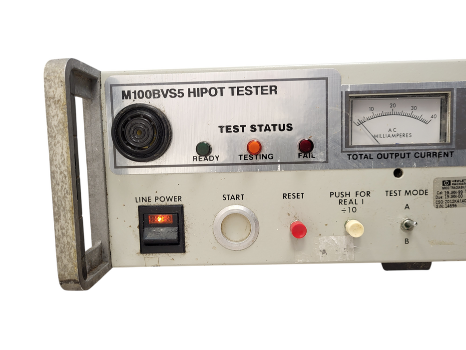 ROD-L Electronics M100AVS5 HIPOT TESTER M100AVS5 READ