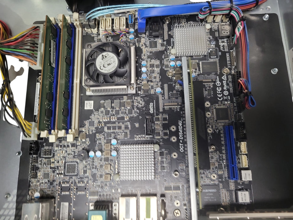 Datto 1U Server  ASRock OCT-D1541D4U Intel Xeon D-1541|16GB DDR4| No HDD