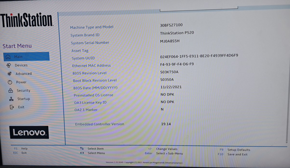 Lenovo ThinkStation P520 | Intel Xeon W-2123 | 690W PSU | NO HDD/GPU