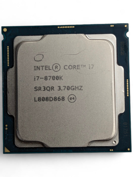 INTEL CORE i7-8700K @ 3.70GHz ( 6 Core 12 Thread ) SR3QR Q-