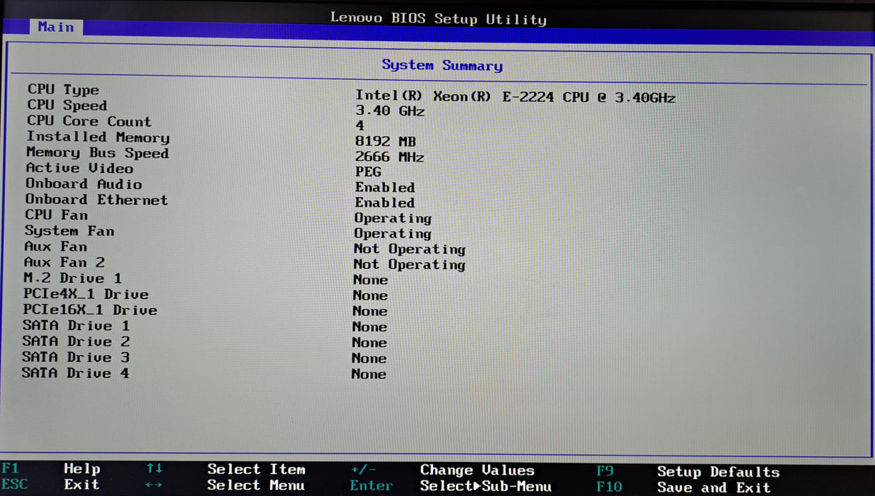 Lenovo ThinkStation P330 | Xeon E-2224G @3.40GHz, 8GB DDR4, P2000, No HDD