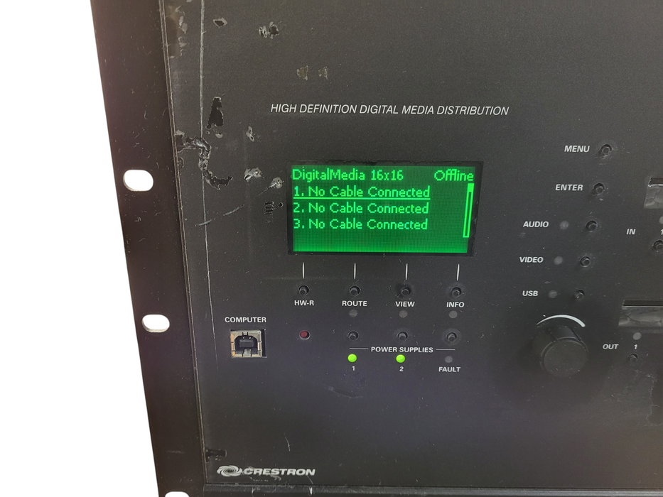 Crestron DM-MD16x16-RPS 16x16 DigitalMedia Switcher
