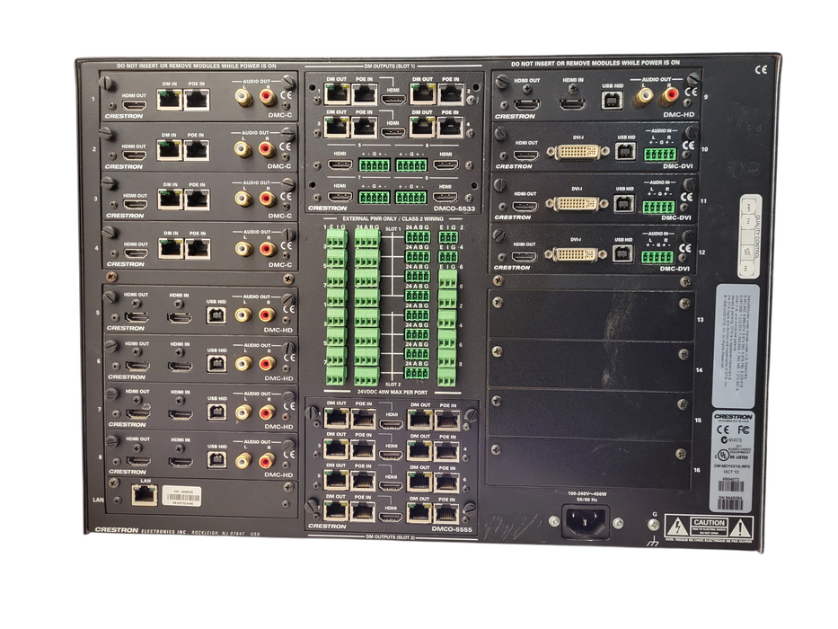 Crestron DM-MD16x16-RPS 16x16 DigitalMedia Switcher
