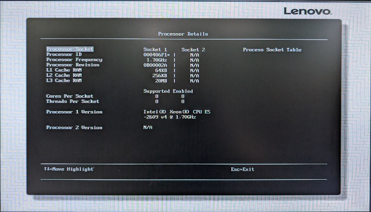Lenovo System x3650 M5, Xeon E5-2609v4, 128GB DDR4, SAS3008, M1215, NO HDD
