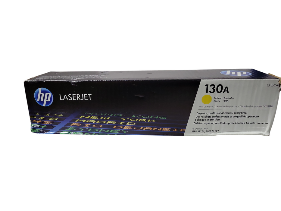 HP 130A Yellow LaserJet Toner Cartridge CF352A Sealed