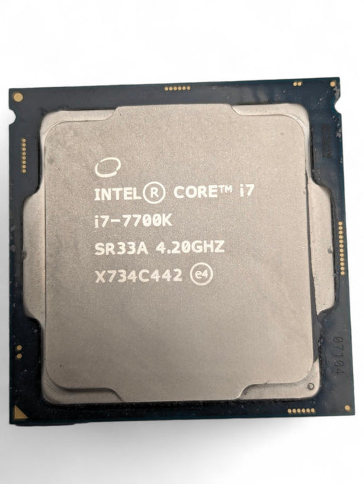 INTEL CORE i7-7700K @ 4.20GHz ( 4 Core 8 Thread ) SR33A -