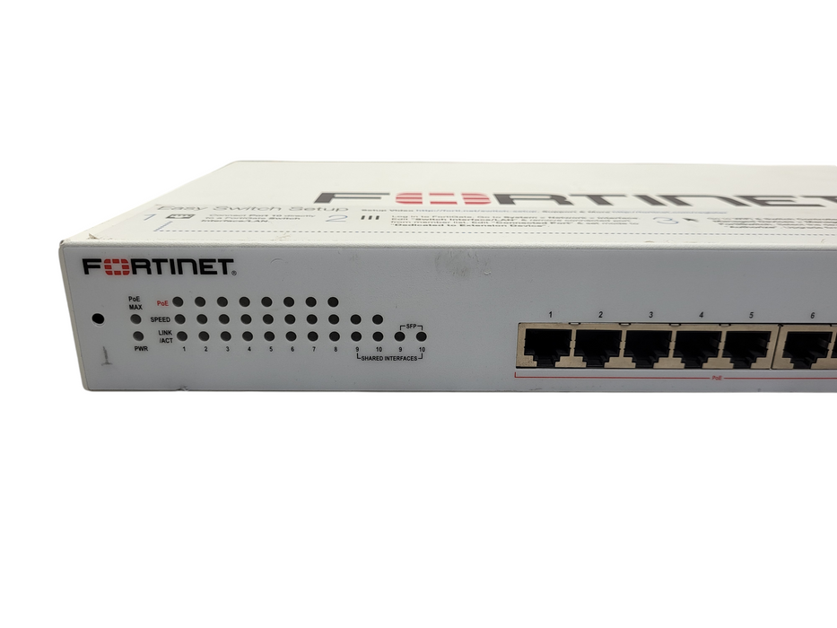 Fortinet FortiSwitch FS-108D-POE 8 Port Enterprise-Grade Secure Access Switch