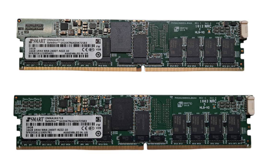 Lot of 2x SMART SafeStor 16GM NVDIMM-N 2400T RAM | SH2047NJ420472SB3