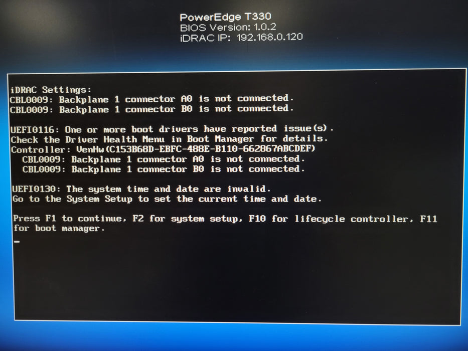 Dell PE T330 Tower, Xeon E3-1240 v5 3.5GHz, 16GB, 2x 495W PSU, No HDD/RAID, READ