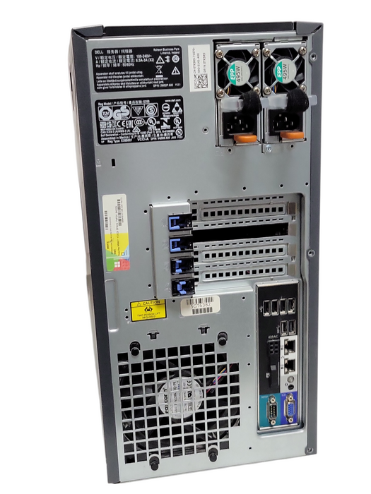 Dell PE T330 Tower, Xeon E3-1240 v5 3.5GHz, 16GB, 2x 495W PSU, No HDD/RAID, READ