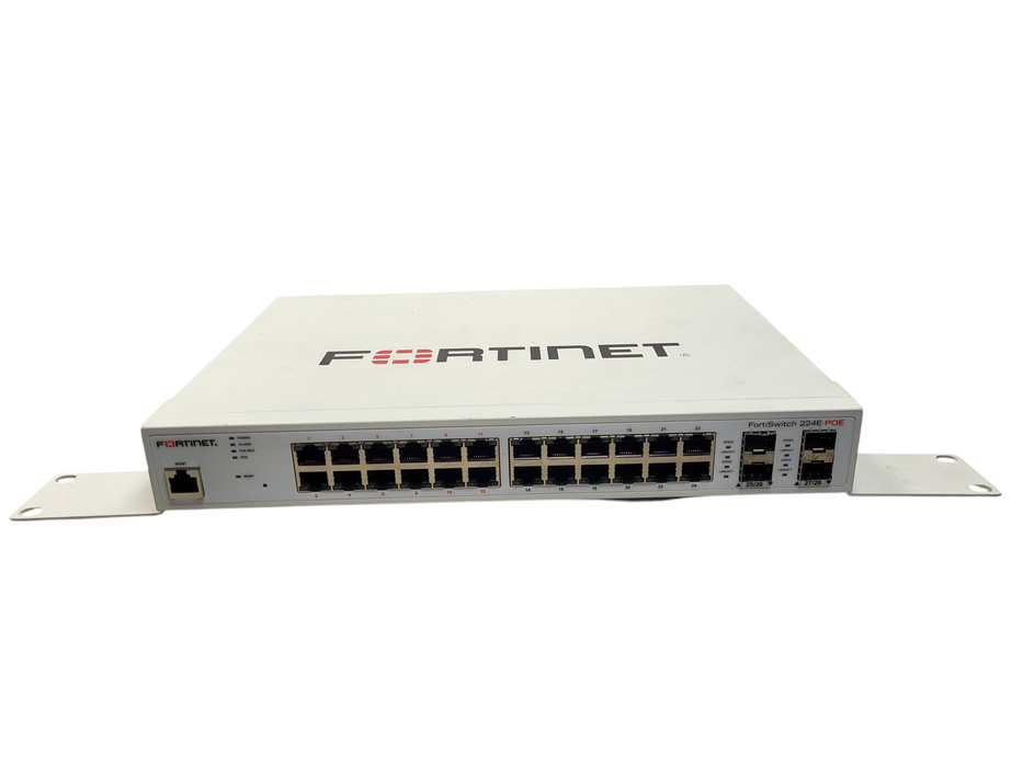 Fortinet FS-224E-POE Ethernet Switch, 24 Port / TESTED