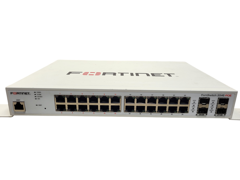 Fortinet FS-224E-POE Ethernet Switch, 24 Port / TESTED