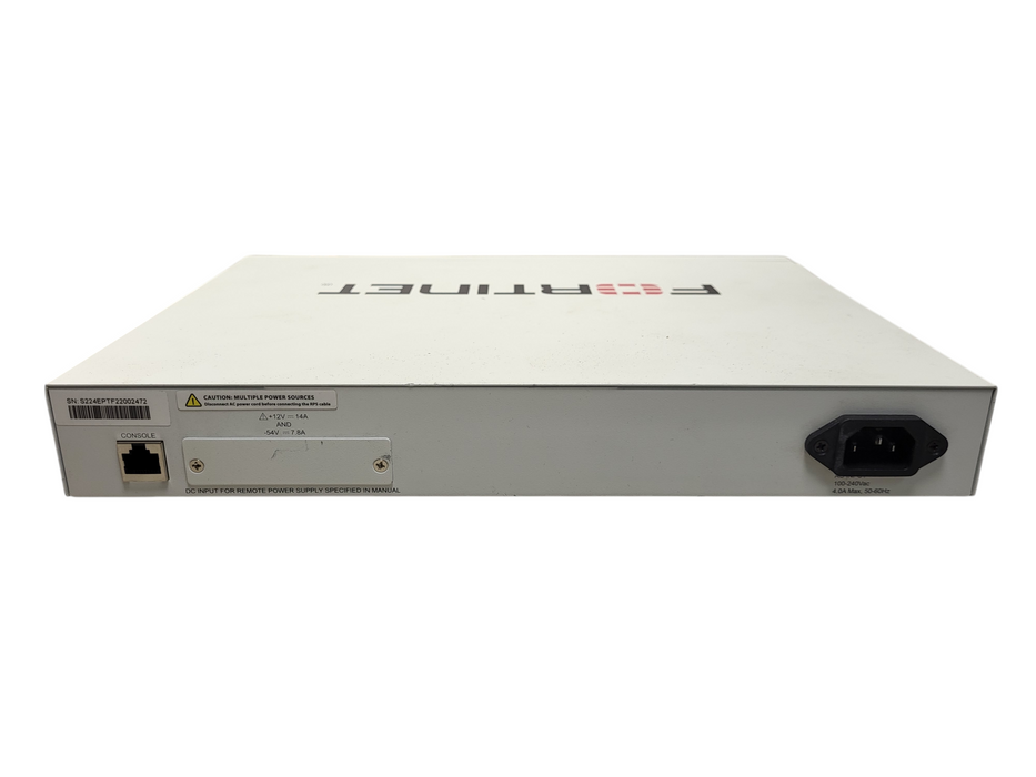 Fortinet FS-224E-POE Ethernet Switch, 24 Port / TESTED