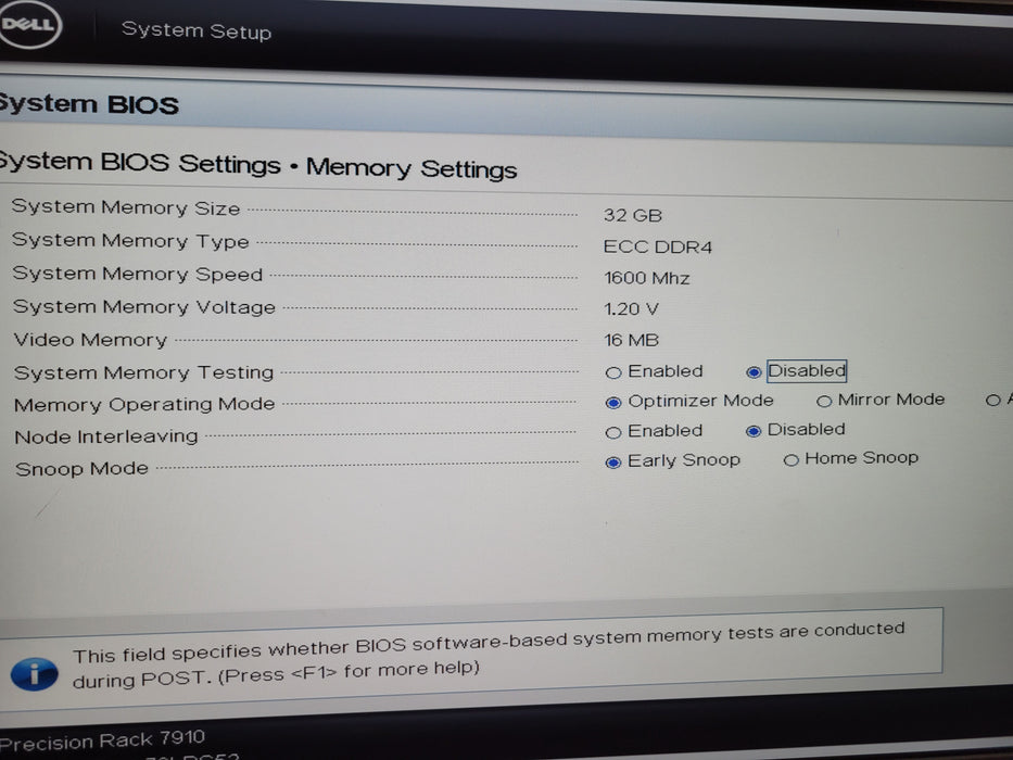Dell Precision Rack 7910 - Xeon E5-2603 v3 32GB DDR4 NO RAID 1100W PSU