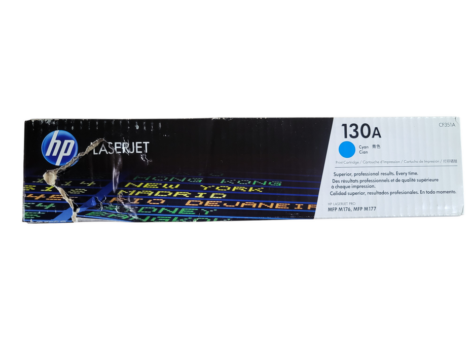 Genuine HP 130A Cyan Laserjet Toner Cartridge CF351A