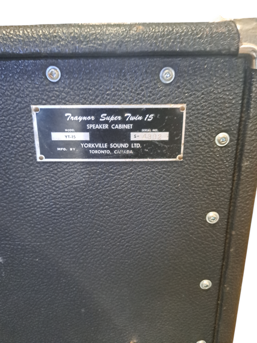 Traynor YT-15 Super Twin 15 Speaker Cabinet | READ