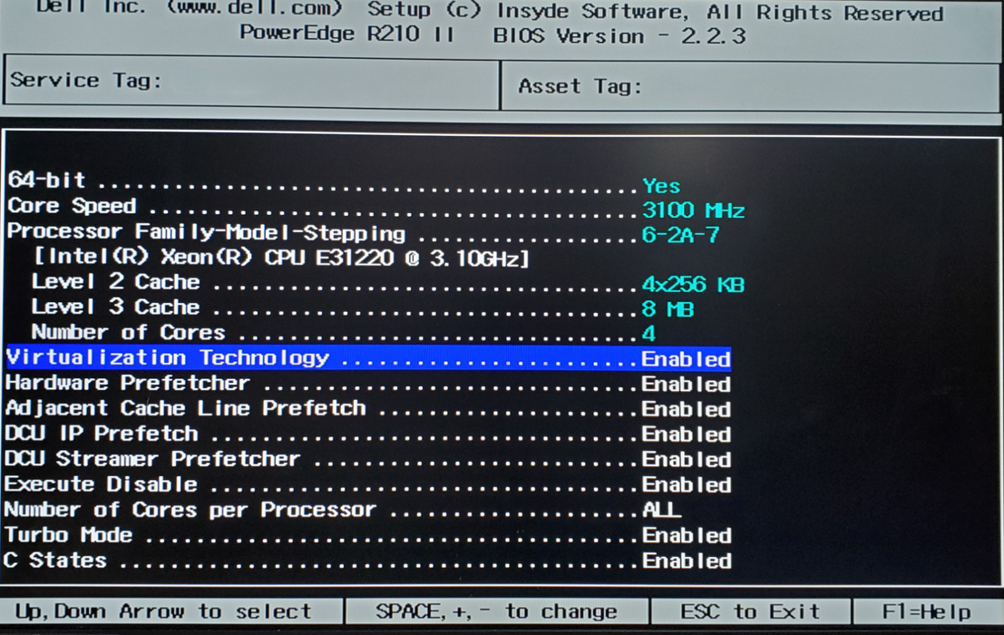 Dell PowerEdge R210 II - Xeon E3-1220, 8GB DDR3 - No HDD