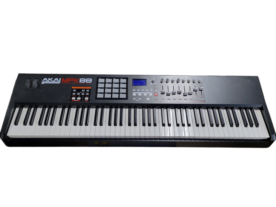 Akai MPK88 Professional 88-key USB/MIDI Hammer-Action Controller with Case READ
