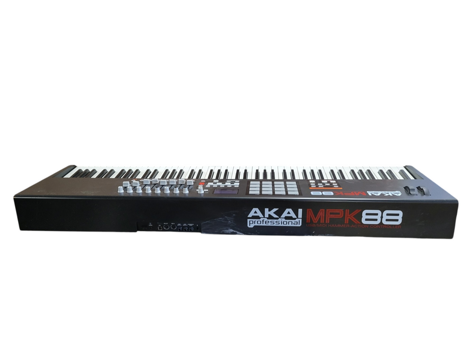 Akai MPK88 Professional 88-key USB/MIDI Hammer-Action Controller with Case READ