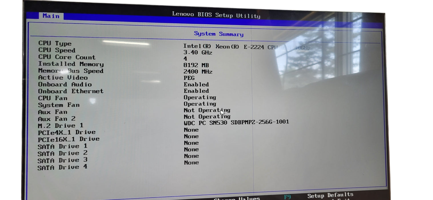 ThinkStation P330 Workstation Xeon E-2224 CPU | 8GB DDR4 | 256GB NVME |K1200 GPU