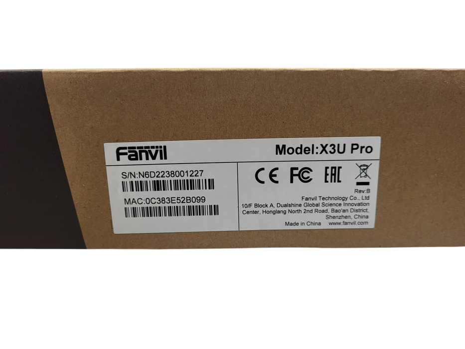 New Fanvil X3U Pro Entry-Level Color Display IP Phone - great with 3CX system