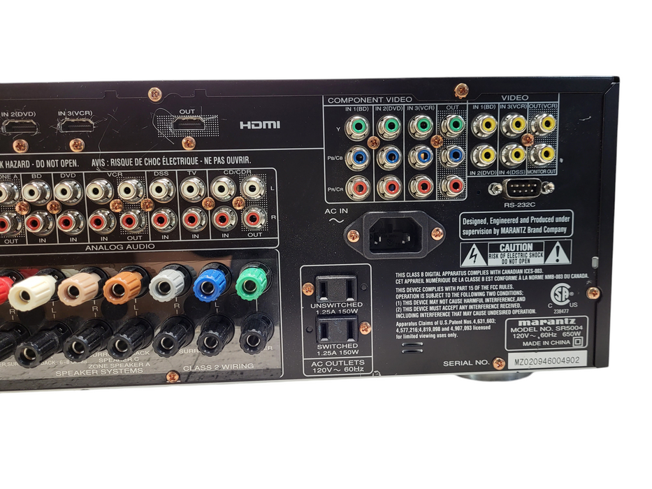 Marantz AV Surround Receiver SR5004 Surround Sound Audio Video Receiver READ