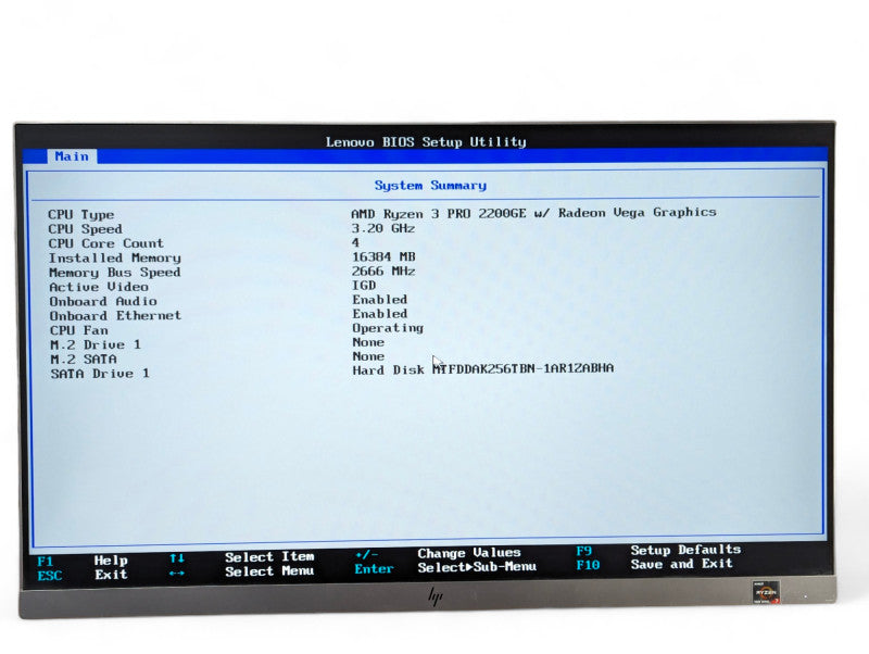 Lenovo ThinkCentre M715q USSF mini PC Ryzen 3 PRO 2200GE 16GB RAM & 256GB SSD Q-