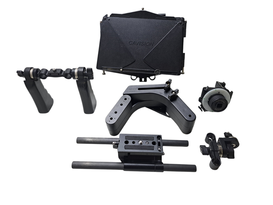 Cavision 15mm Camera Shoulder Rig Mounts/Accessories Kit w/ Pelican 1600 Case