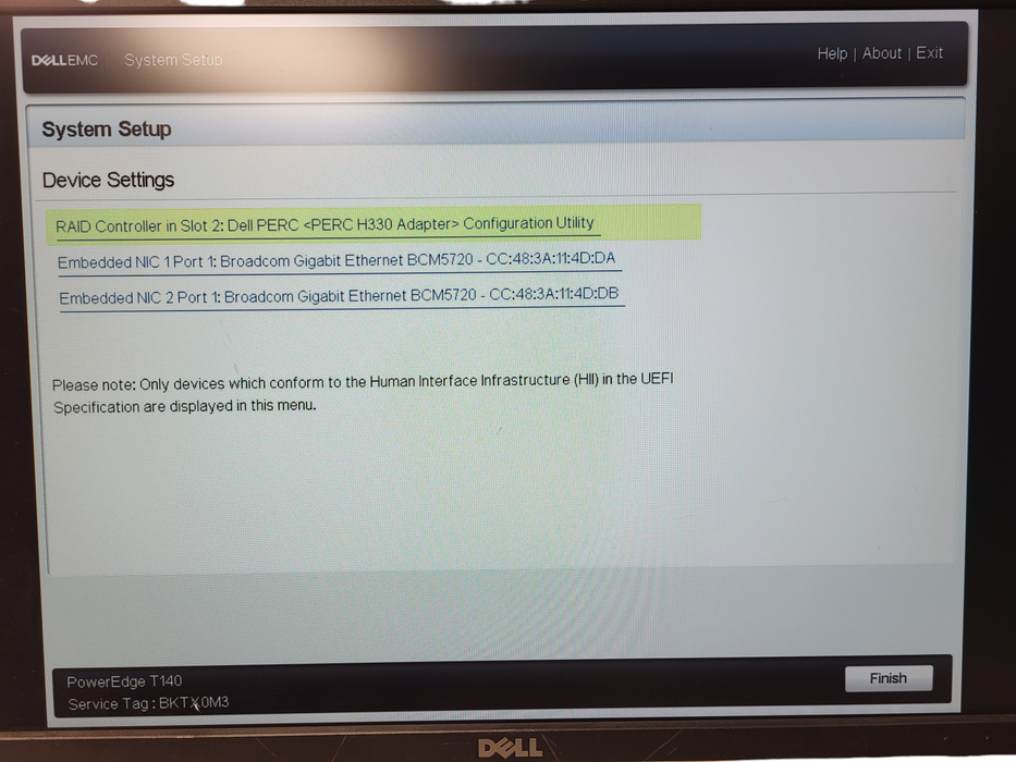 Dell PowerEdge T140 Xeon E-2124 @ 3.30GHz 16GB DDR4 H330 RAID 365W PSU NO HDD