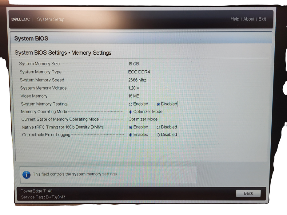 Dell PowerEdge T140 Xeon E-2124 @ 3.30GHz 16GB DDR4 H330 RAID 365W PSU NO HDD