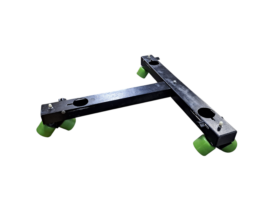 Camera Tripod Dolly Rolling System 3x Dual-Wheel Studio Video Film w/ Bag