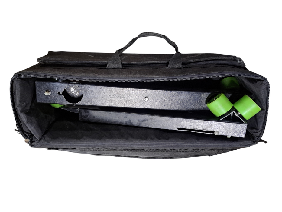Camera Tripod Dolly Rolling System 3x Dual-Wheel Studio Video Film w/ Bag