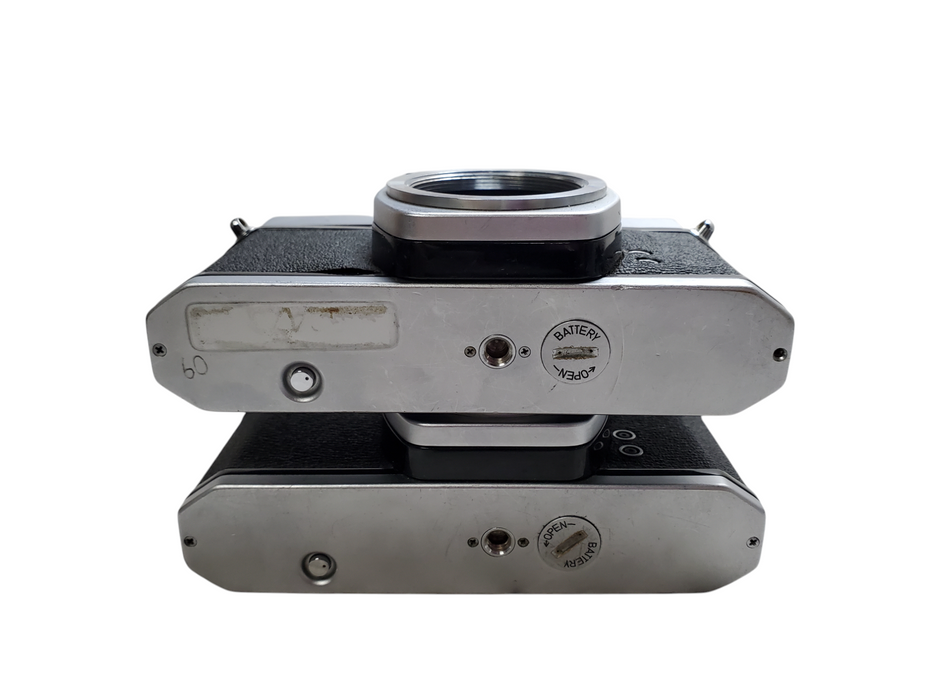 Lot 2x Asahi Pentax SP1000 35mm SLR Filmi Camera - Body Only *READ*