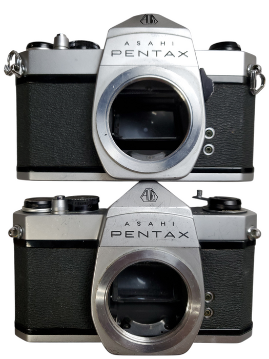 Lot 2x Asahi Pentax SP1000 35mm SLR Filmi Camera - Body Only *READ*