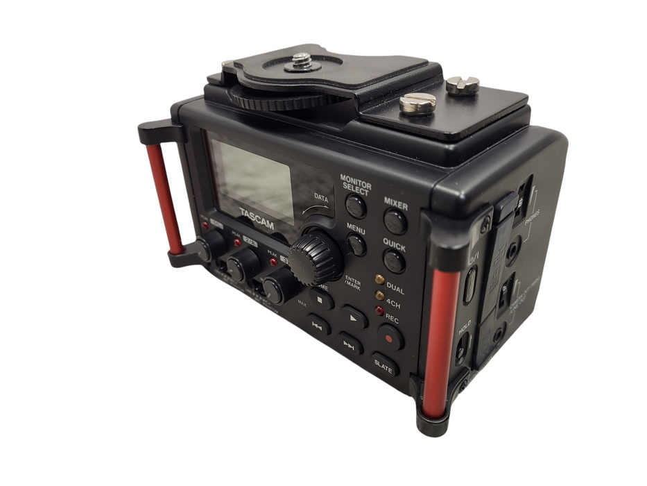 Tascom DR-60D 4-Track Audio Field Recorder & Mixer for Audio/Video