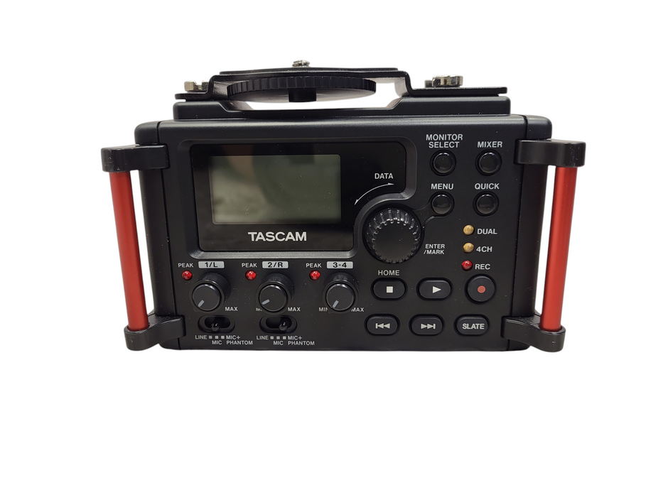 Tascom DR-60D 4-Track Audio Field Recorder & Mixer for Audio/Video