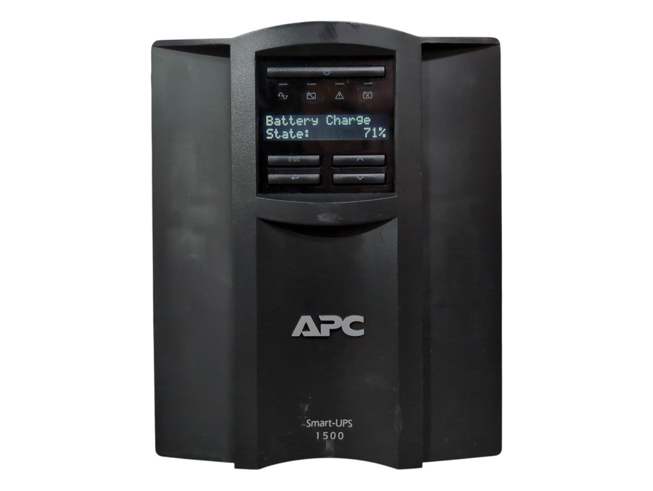 APC Smart-UPS SMT1500 LCD 1000W 1500VA 120V 8 Outlet w/ Battery