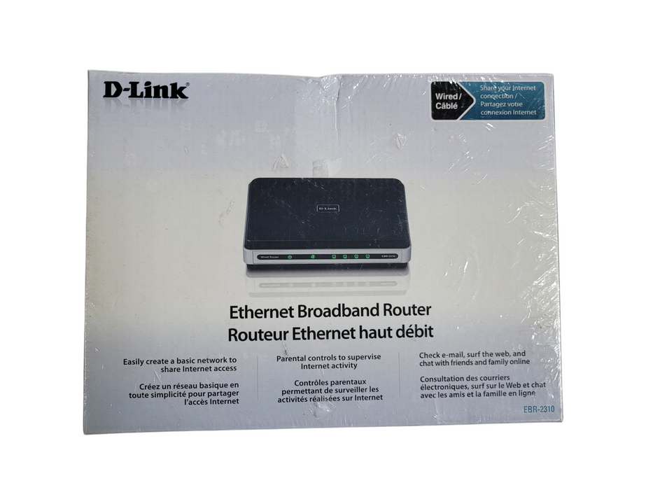 D-Link EBR-2310 Wired Broadband Router – 4-Port Ethernet
