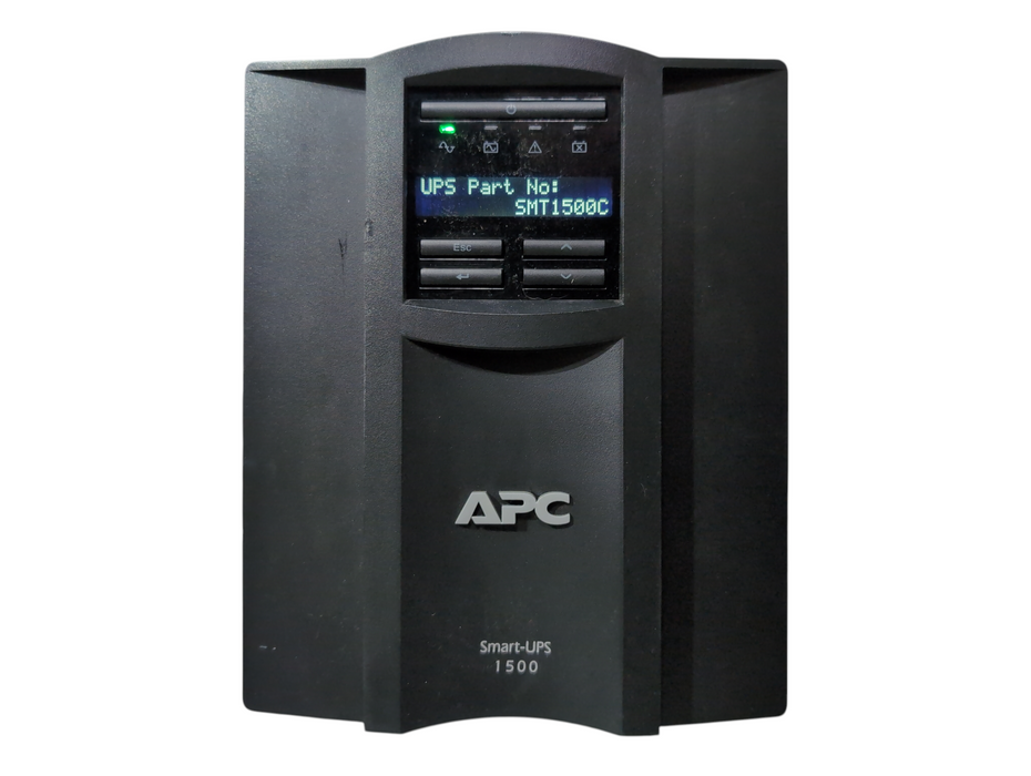 APC SMT1500C Smart-UPS 1500VA 120V Uninterruptible Power Supply w/Battery