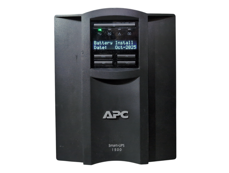 APC SMT1500C Smart-UPS 1500VA 120V Uninterruptible Power Supply w/Battery