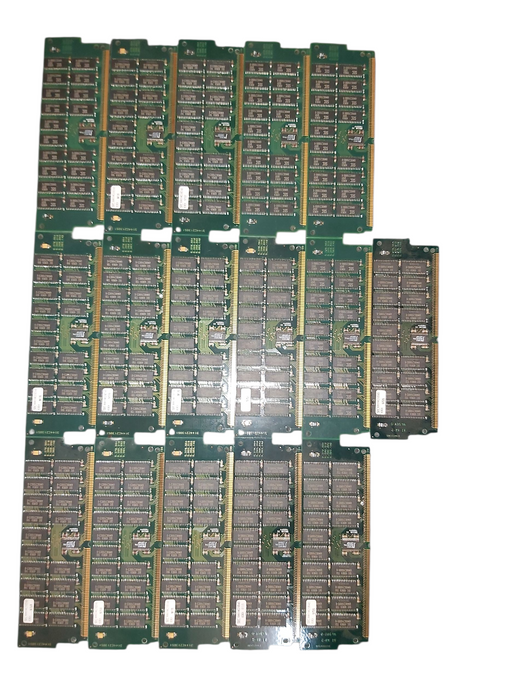 Lot of 16x 64MB 72-pin RAM Kit Samsung Gold