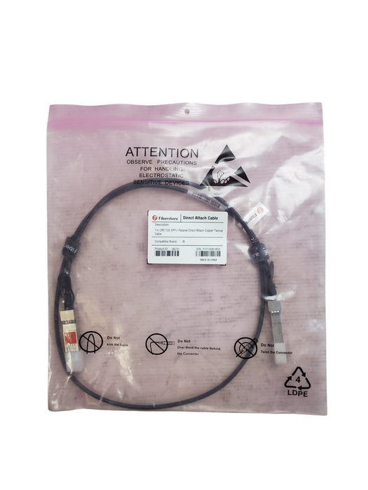 Lot 28x New - Fiberstore 10G SFP+ Passive Direct Attach Copper Twinax Cable