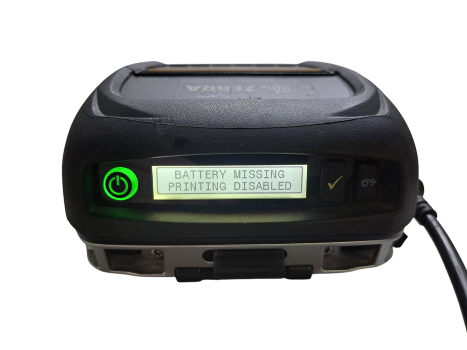 Zebra ZQ51-BUW0000-00 Direct Thermal Printer, ZQ511, Bluetooth, No AC/Battery