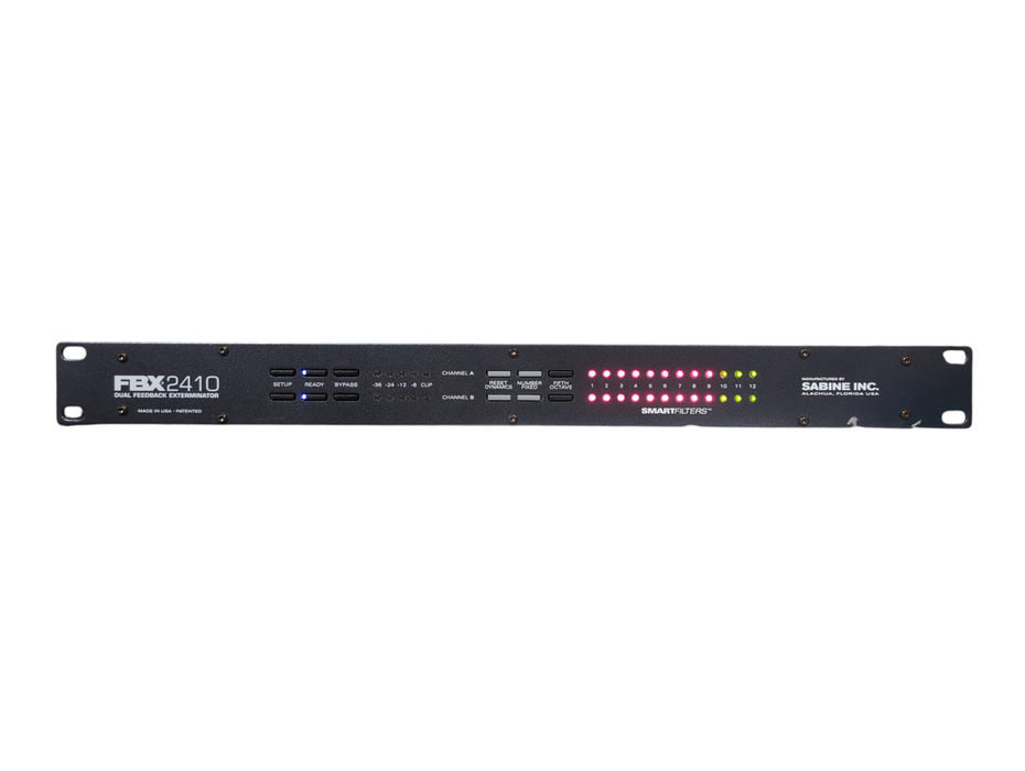 Sabine FBX2410 Feedback Exterminator 1U Rack Mount Unit FBX 2410