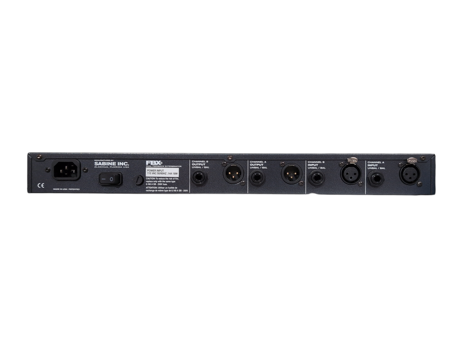 Sabine FBX2410 Feedback Exterminator 1U Rack Mount Unit FBX 2410