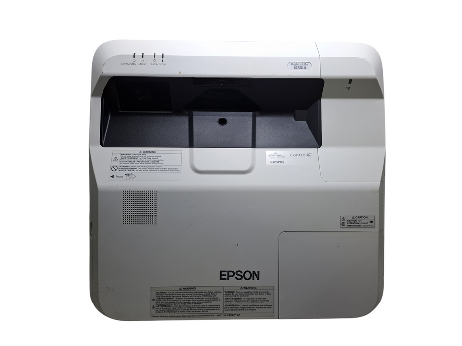 Epson BrightLink Pro 1450Ui WUXGA 3LCD Projector - 3900 Lamp Hours *No Remote*