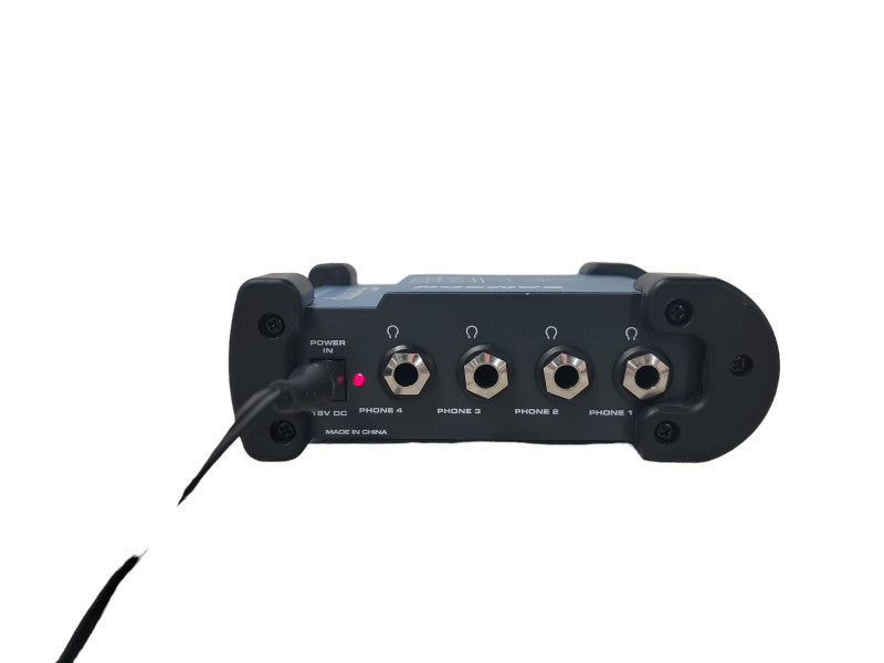 Samson S-amp Stereo Headphone Amp Amplifier 4 Four Channel With Power supply